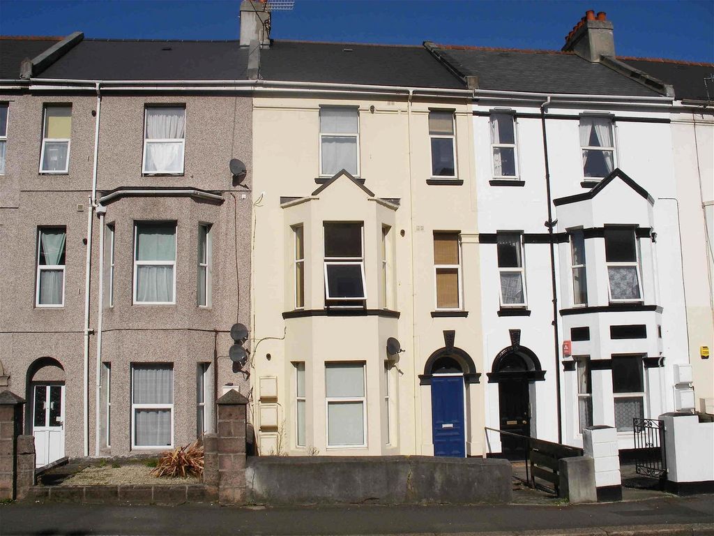 1 bed flat for sale in 19 Percy Terrace, Lipson, Plymouth PL4, £80,000