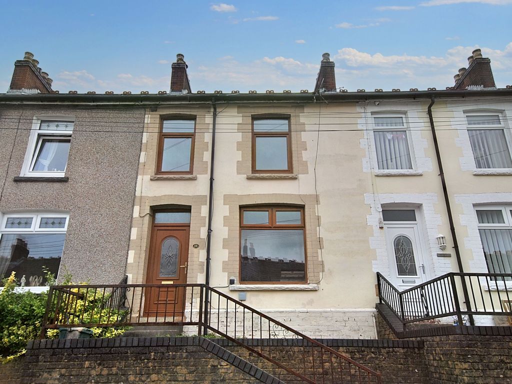 3 bed terraced house for sale in Milton Terrace, Brithdir, New Tredegar NP24, £120,000