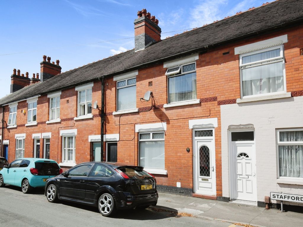 3 bed terraced house for sale in Stafford Street, Atherstone CV9, £175,000