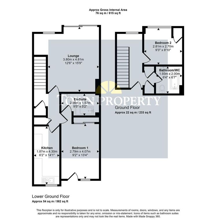 2 bed flat for sale in Meads Road, Eastbourne BN20, £220,000