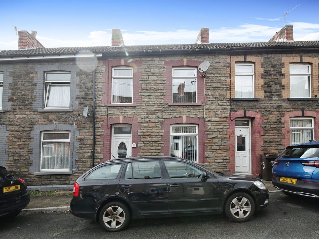 3 bed terraced house for sale in Mary Street, Trethomas, Caerphilly CF83, £150,000