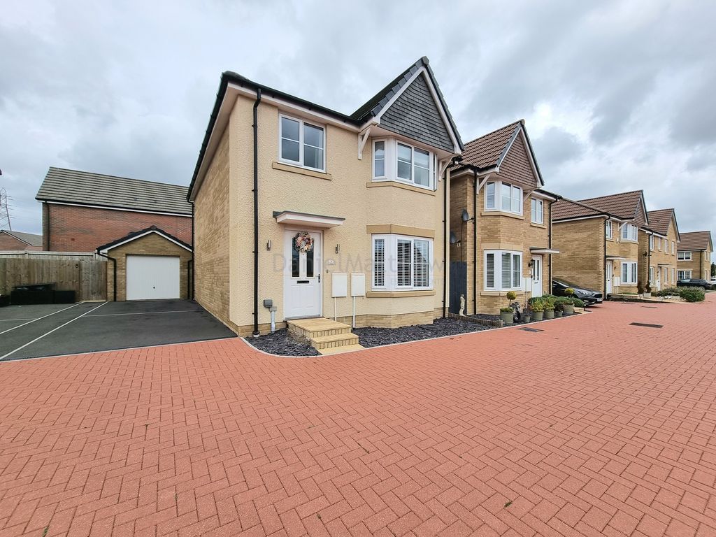 4 bed detached house for sale in Heol Millward, Coity, Bridgend. CF35, £308,000
