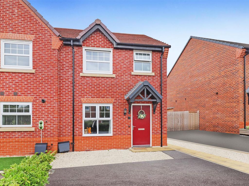 3 bed semi-detached house for sale in Church View Place, Henhull, Nantwich CW5, £135,000