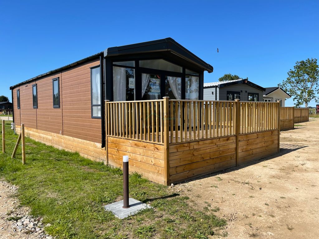 2 bed mobile/park home for sale in Plot 34 - Victory Lakewood, Mundole, Forres, Moray IV36, £139,000