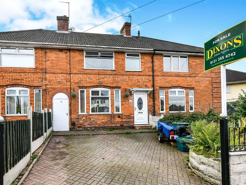 4 bed terraced house for sale in Wandsworth Road, Kingstanding, Birmingham B44, £200,000