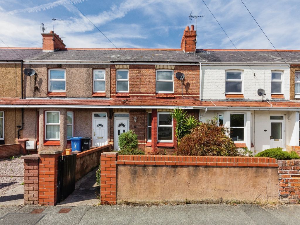 2 bed terraced house for sale in Larkmount Road, Rhyl LL18, £120,000