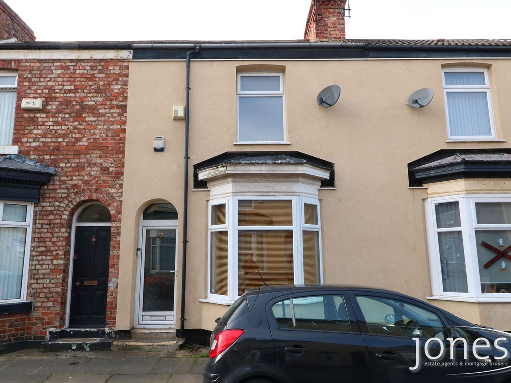 2 bed terraced house for sale in Hampton Road, Stockton-On-Tees TS18, £79,999