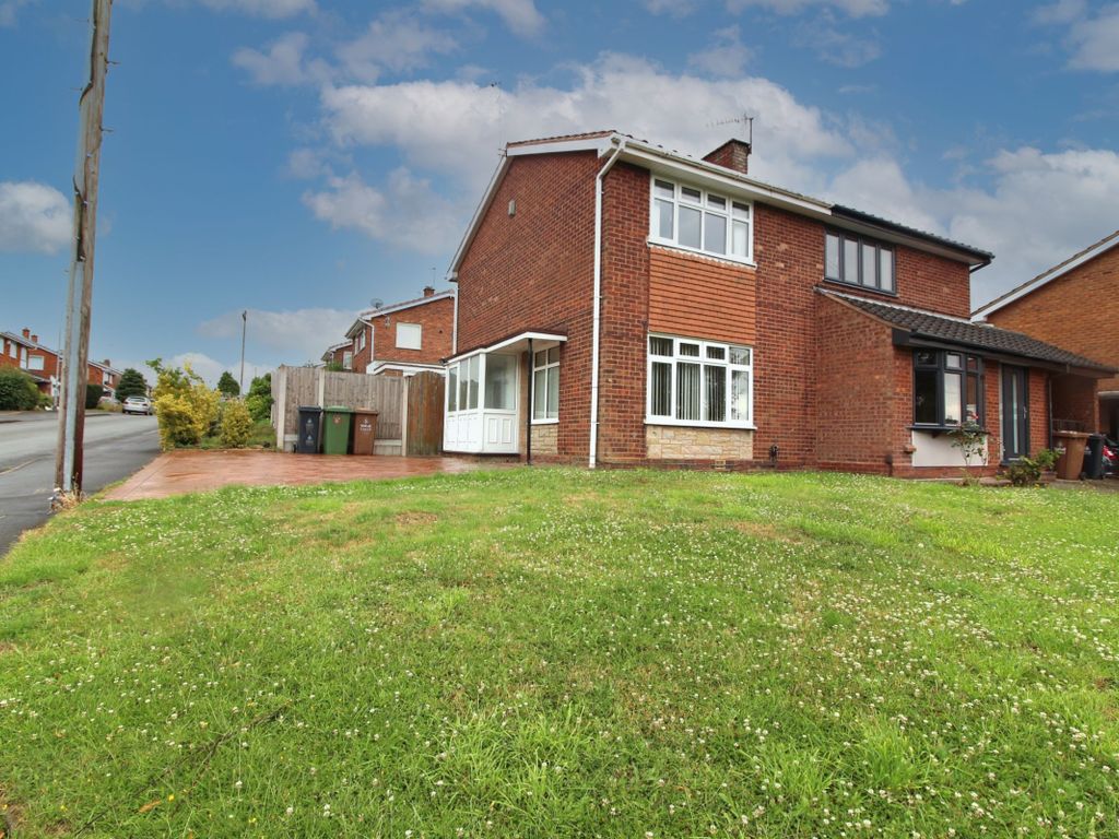 2 bed semi-detached house for sale in Longwood Rise, Willenhall WV12, £170,000