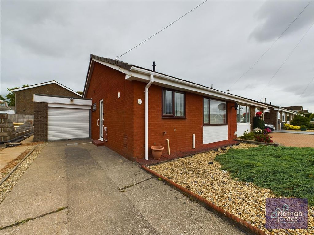 2 bed semi-detached bungalow for sale in Blackbird Road, Caldicot NP26, £224,950