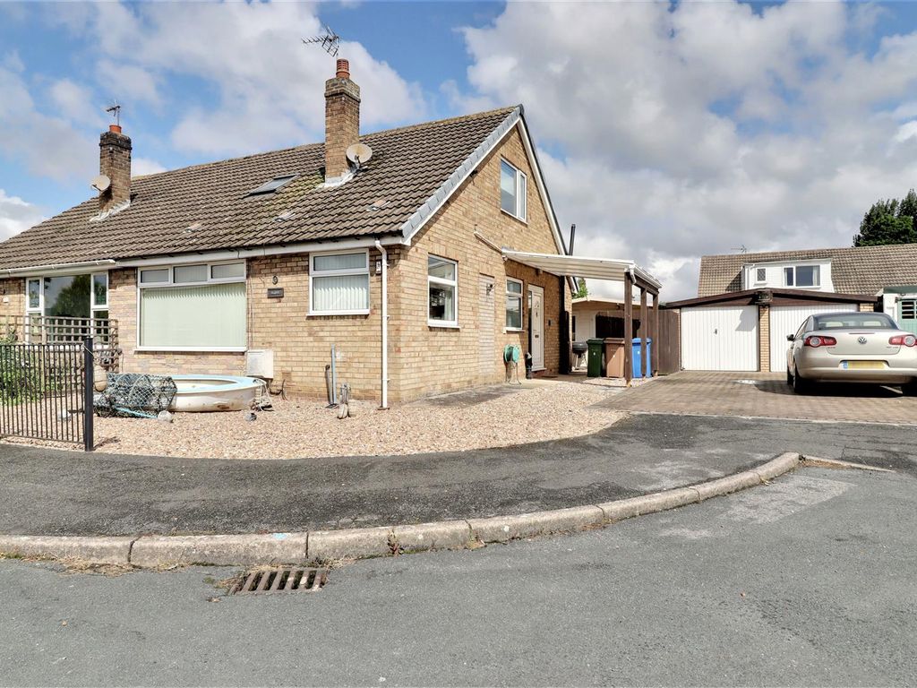 3 bed semi-detached bungalow for sale in Cherry Court, Gilberdyke, Brough HU15, £195,000