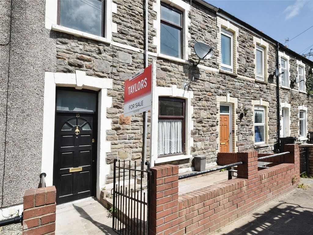 2 bed terraced house for sale in Sapphire Street, Cardiff CF24, £185,000