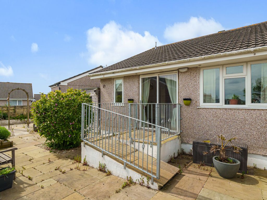 2 bed semi-detached bungalow for sale in Moorfield Road, St. Giles-On-The-Heath, Launceston PL15, £229,950