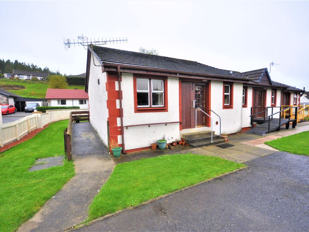 1 bed semi-detached bungalow for sale in Cumloden Mews, Minnigaff DG8, £65,000