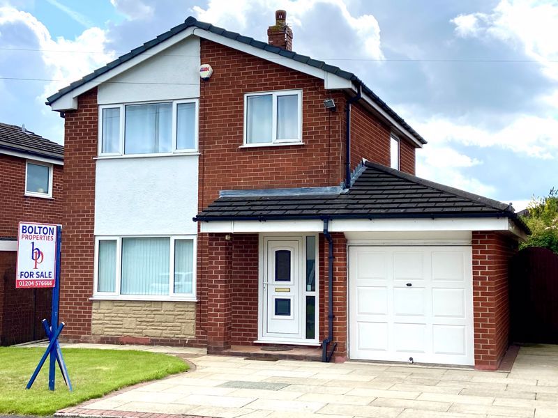 3 bed detached house for sale in Grantchester Place, Farnworth, Bolton BL4, £285,000