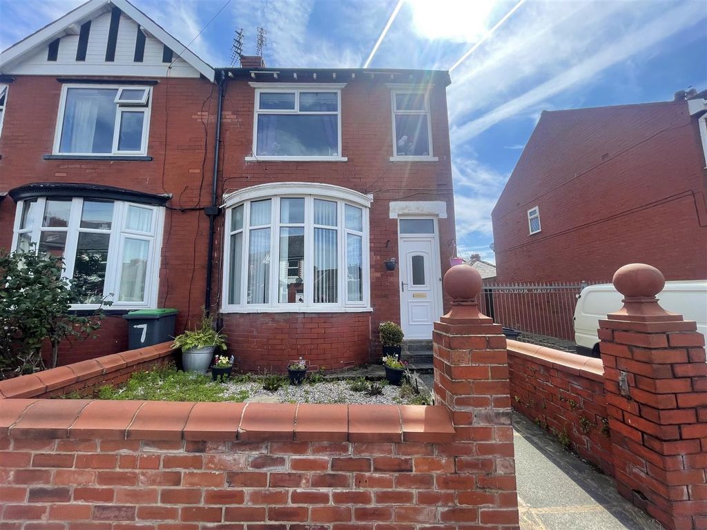 2 bed end terrace house for sale in Condor Grove, Blackpool FY1, £75,000