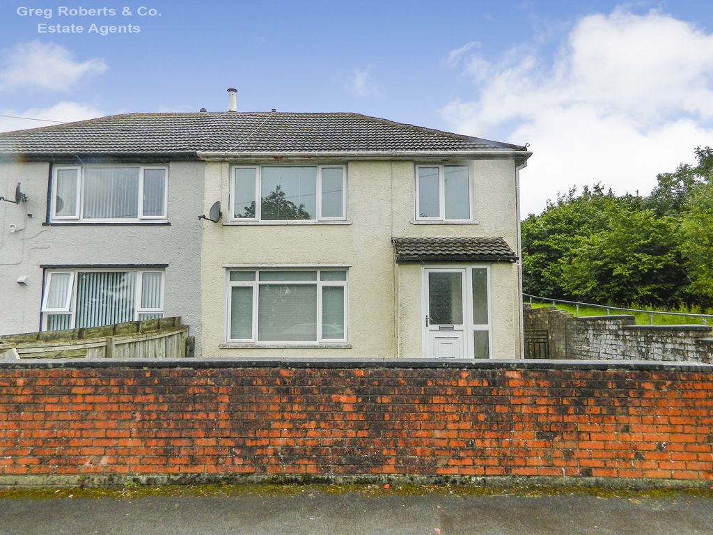 3 bed semi-detached house for sale in Brangwyn Road, Cefn Golau, Tredegar NP22, £90,000