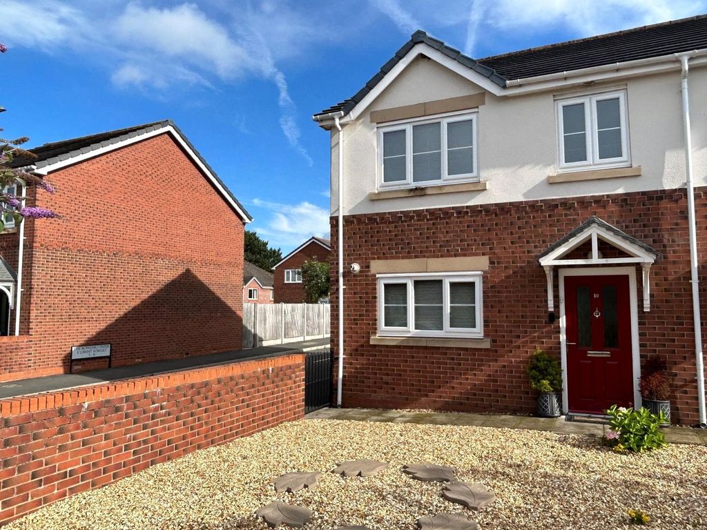 3 bed semi-detached house for sale in The Bowling Green, Mold, Flintshire CH7, £210,000