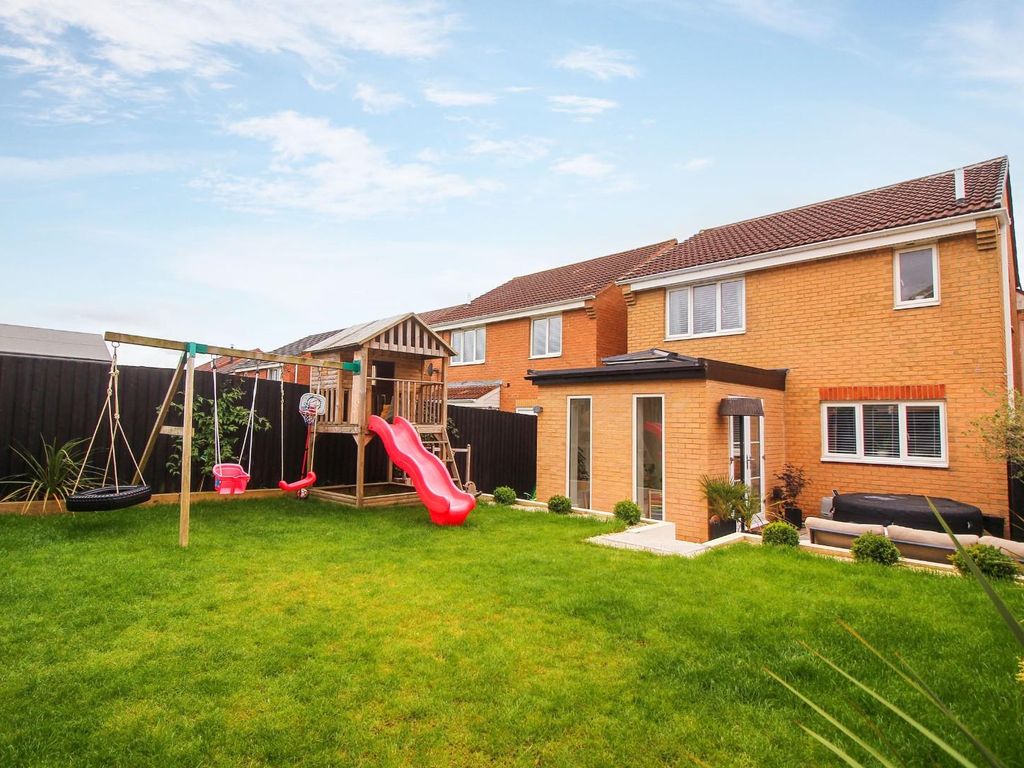 3 bed detached house for sale in Holwick Close, Consett DH8, £240,000