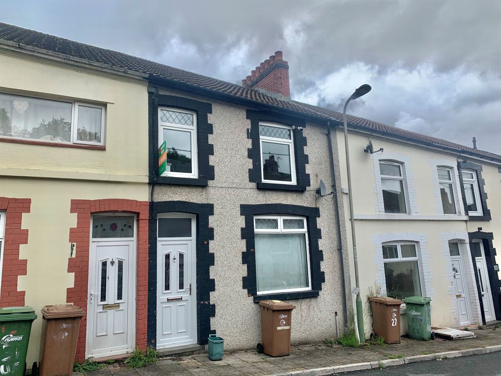 3 bed terraced house for sale in Upper Francis Street, Abertridwr, Caerphilly CF83, £145,000