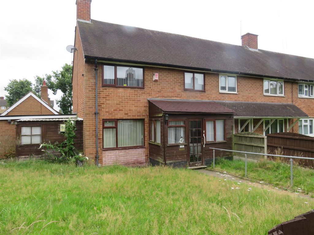 3 bed end terrace house for sale in Kingshurst Way, Kingshurst, Birmingham B37, £180,000