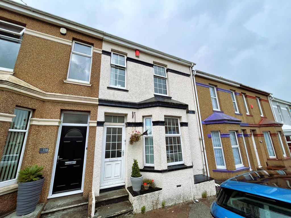 3 bed terraced house for sale in Townshend Avenue, Keyham, Plymouth PL2, £170,000