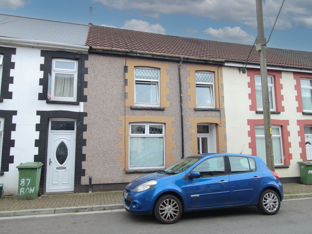3 bed terraced house for sale in Bonvilston Road, Trallwn, Pontypridd CF37, £130,000