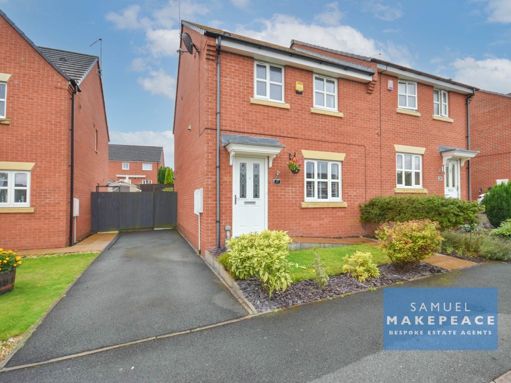 3 bed semi-detached house for sale in Essington Way, Brindley Village, Stoke On Trent ST6, £180,000