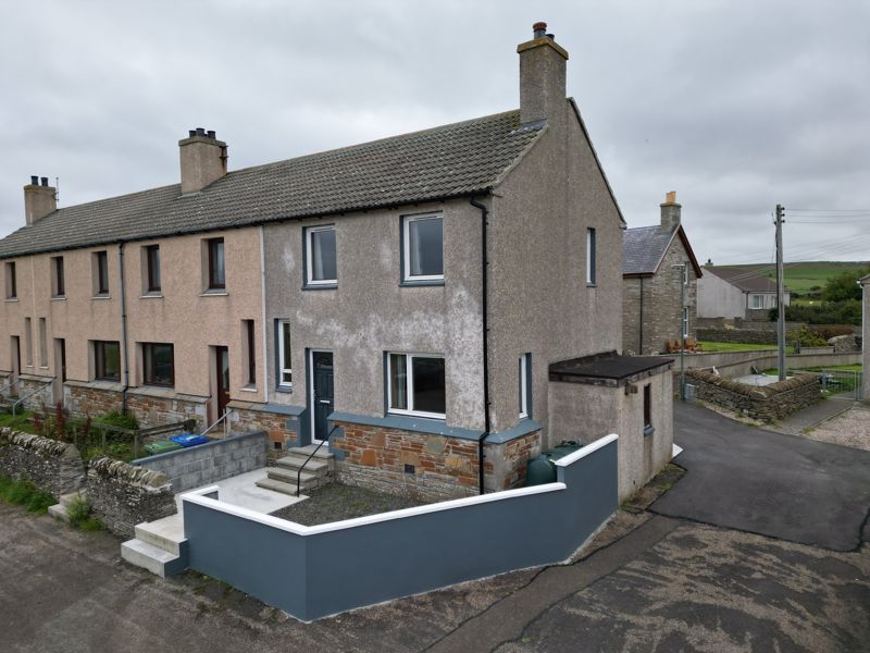 2 bed terraced house for sale in School Place, Forss, Thurso KW14, £75,000