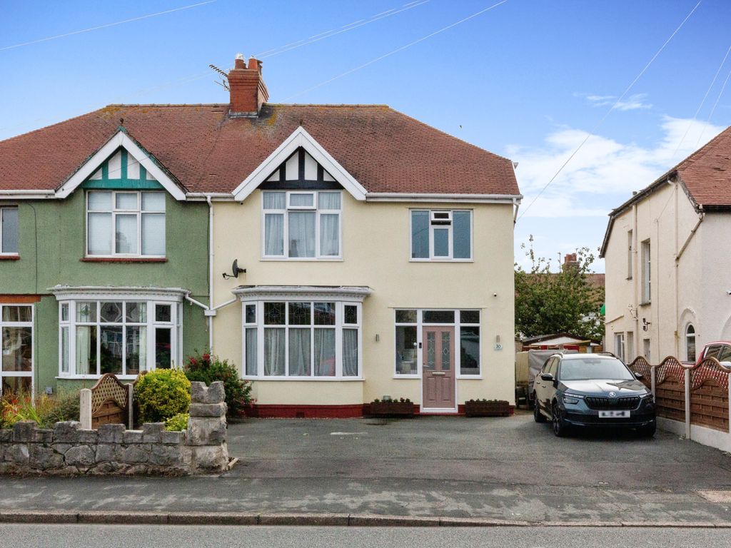3 bed semi-detached house for sale in Llandudno Road, Penrhyn Bay LL30, £300,000