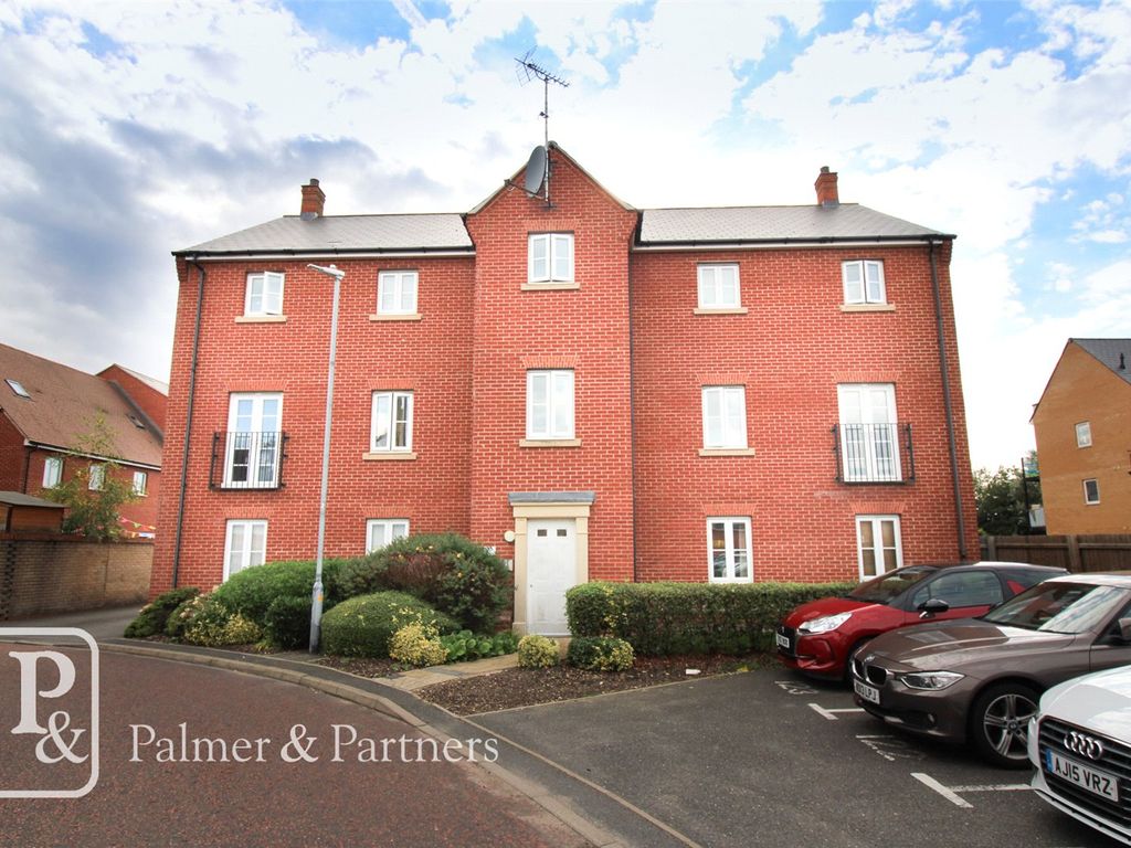 2 bed flat for sale in Kirk Way, Myland, Colchester, Essex CO4, £160,000