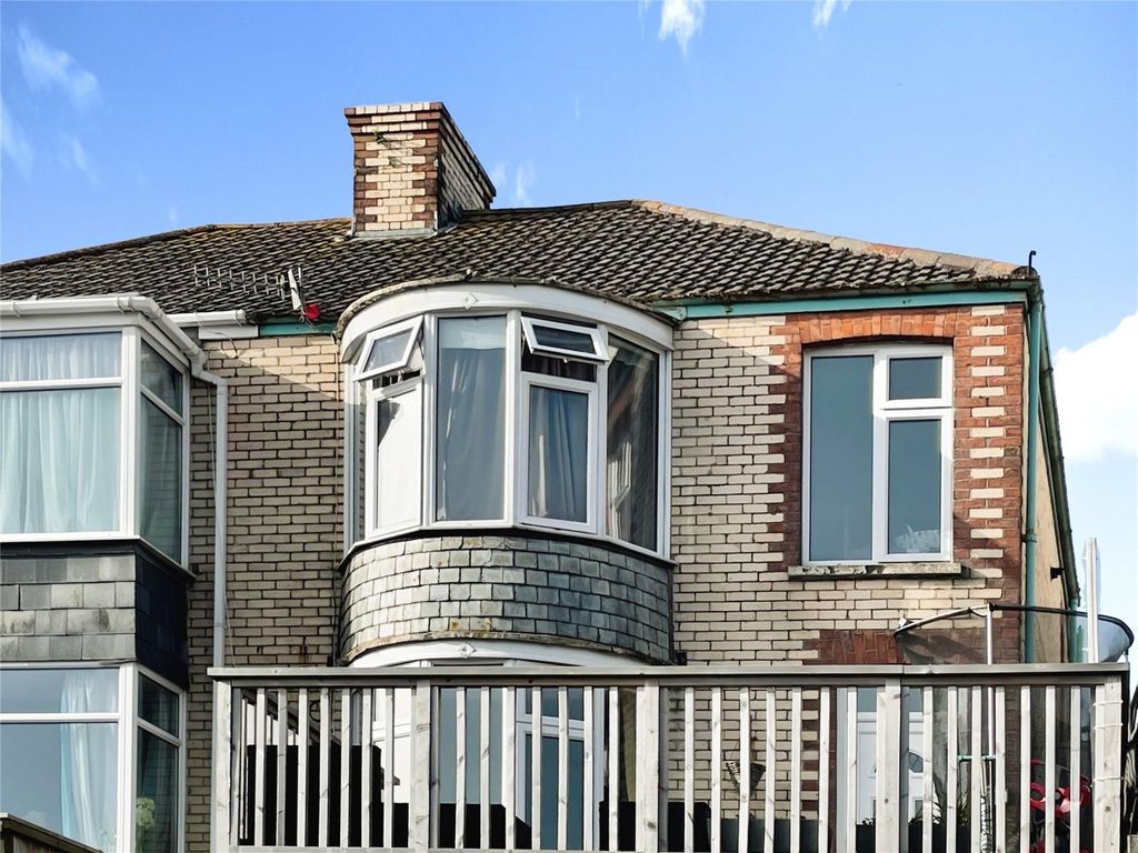 3 bed semi-detached house for sale in Marlborough Park, Ilfracombe EX34, £225,000