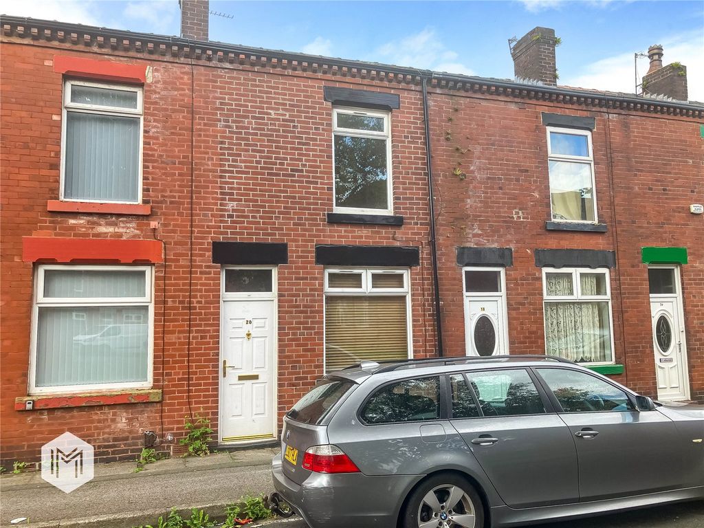 2 bed terraced house for sale in Angle Street, Tonge Moor, Bolton, Greater Manchester BL2, £100,000