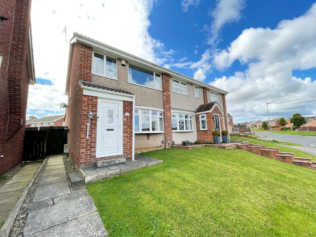 2 bed semi-detached house for sale in Woodstock Way, Clavering, Hartlepool TS27, £125,000