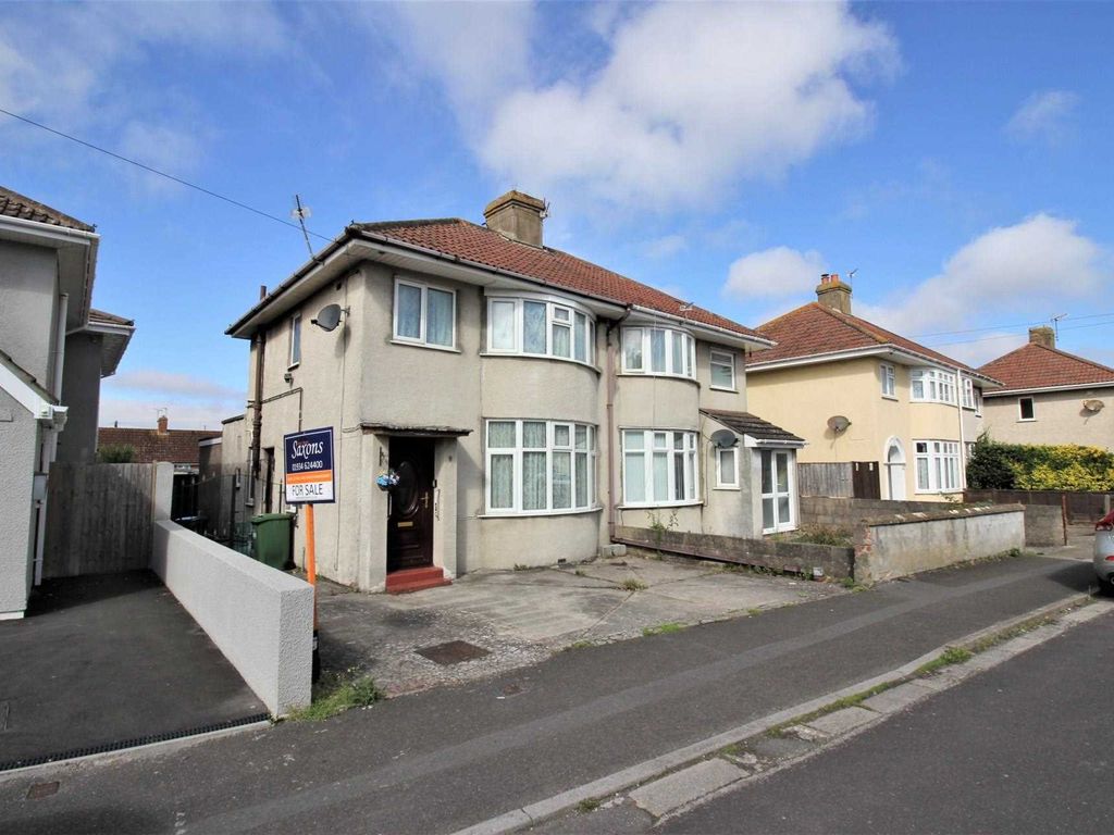 3 bed semi-detached house for sale in Chesham Road South, Weston-Super-Mare BS22, £220,000