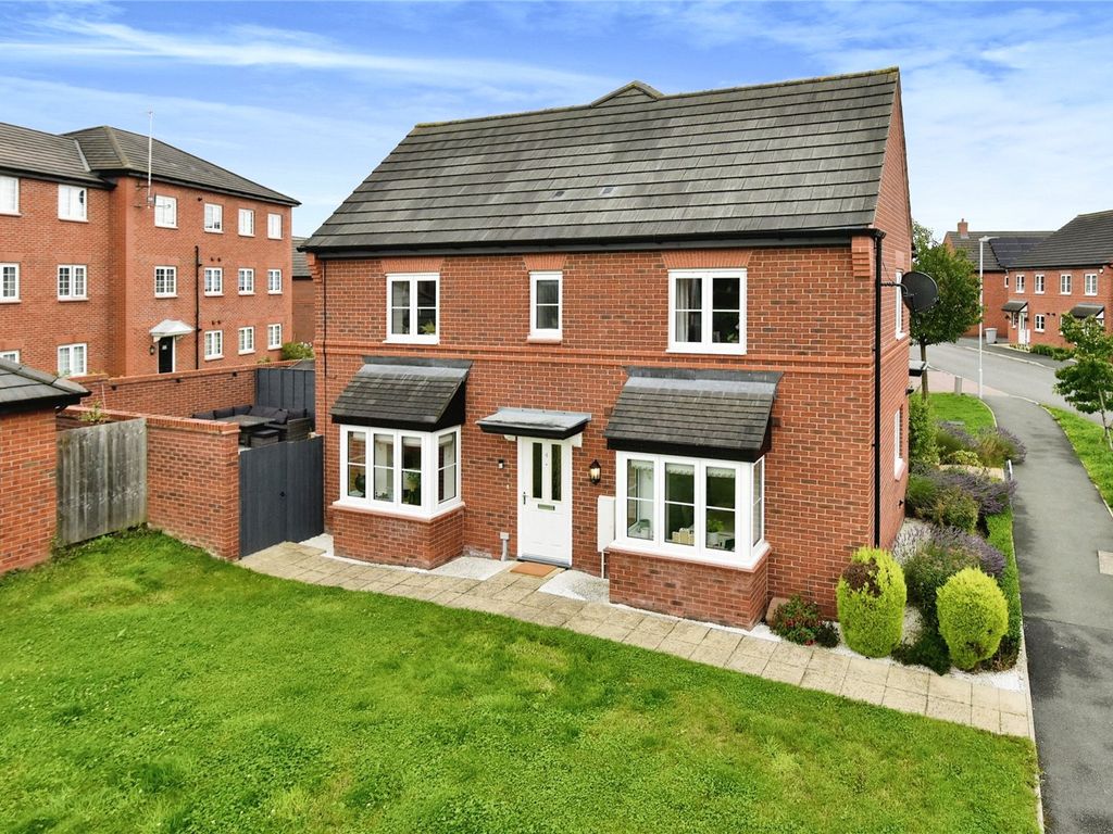 3 bed semi-detached house for sale in Swan Close, Edleston, Nantwich, Cheshire CW5, £210,000