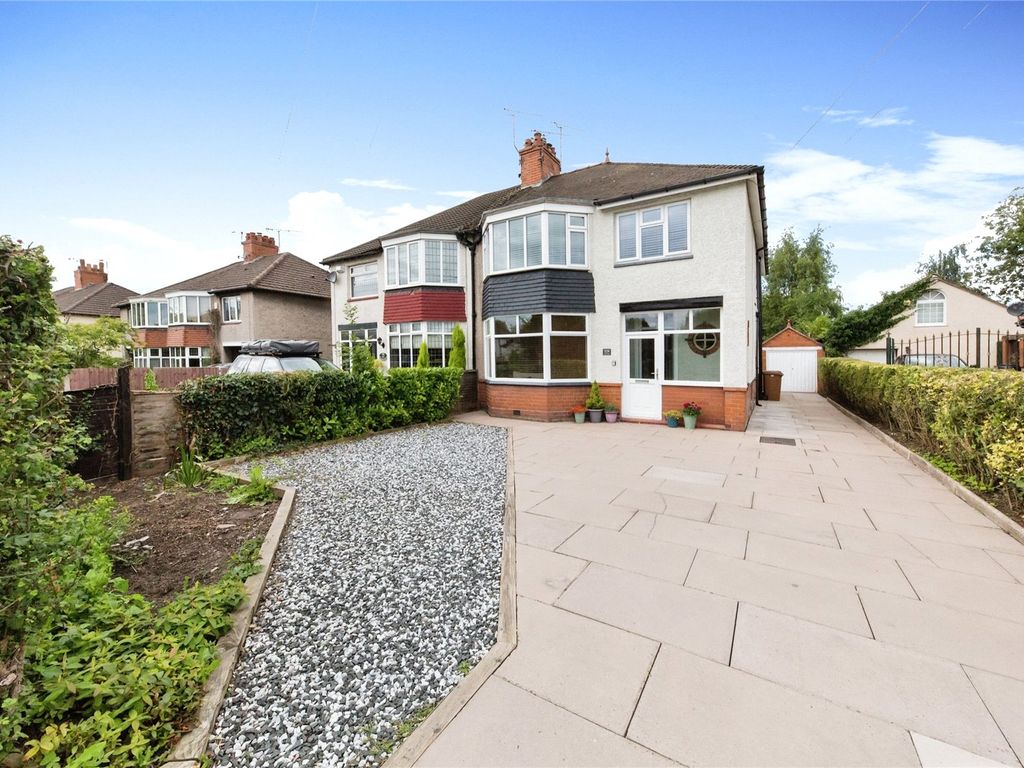 4 bed semi-detached house for sale in Nantwich Road, Crewe, Cheshire CW2, £325,000
