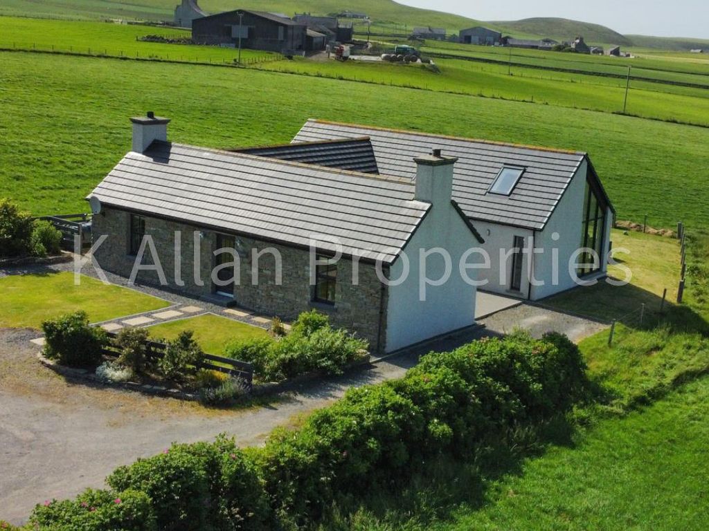 3 bed detached house for sale in Hutter, Kirbister, Stromness KW16, £295,000