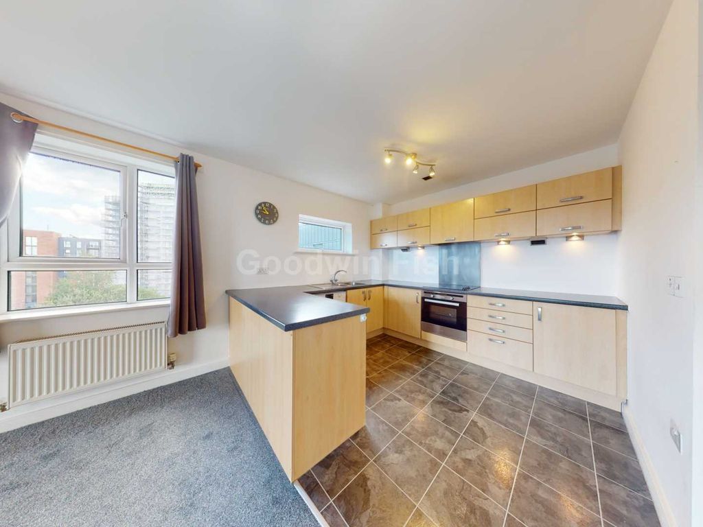 2 bed flat for sale in 2 The Waterfront, Sports City M11, £180,000
