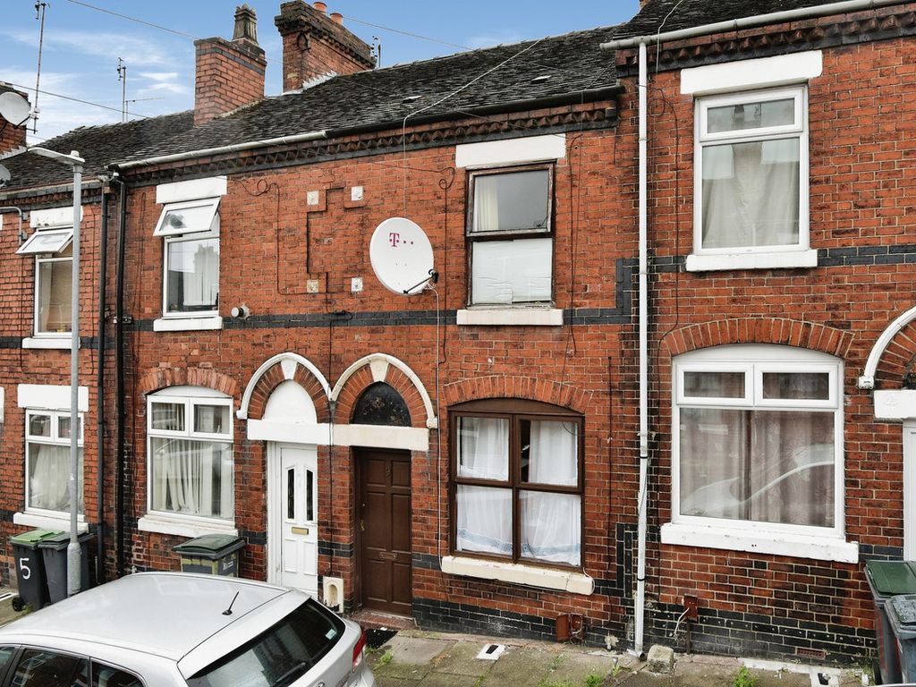 2 bed terraced house for sale in Argyle Street, Stoke-On-Trent ST1, £75,000