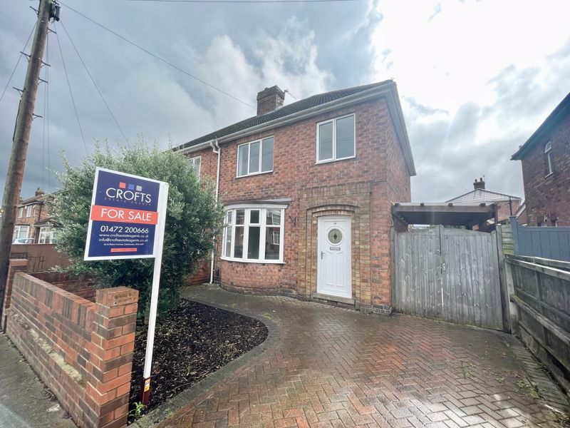 3 bed semi-detached house for sale in Sherwood Road, Grimsby DN34, £133,500