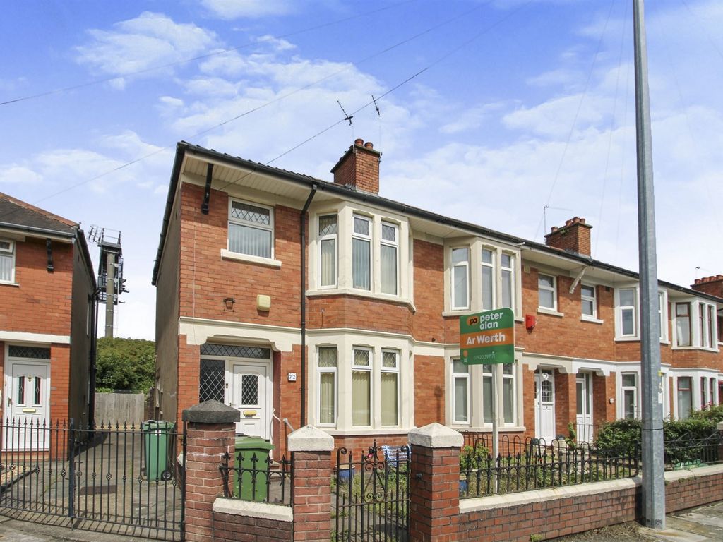 3 bed end terrace house for sale in Leckwith Avenue, Cardiff CF11, £220,000