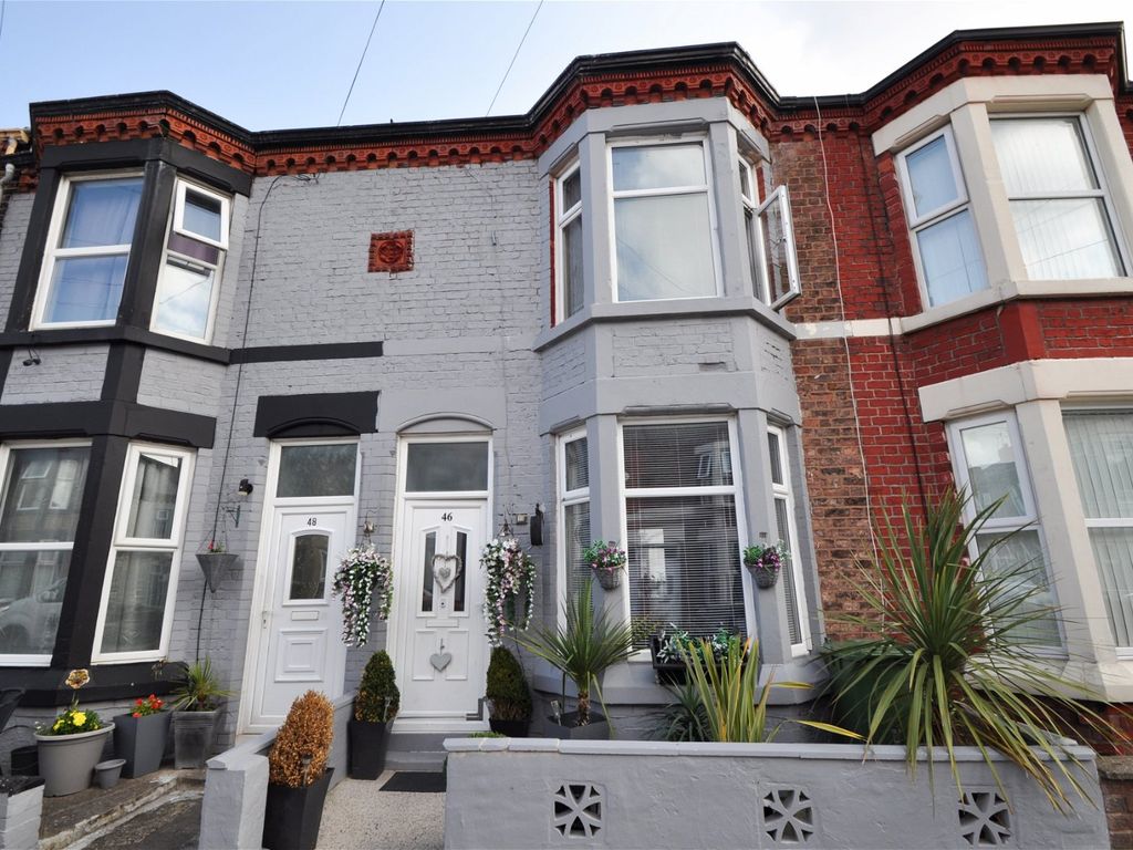 3 bed terraced house for sale in Lea Road, Wallasey CH44, £105,000