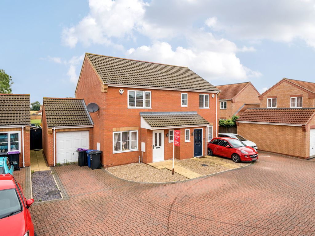2 bed semi-detached house for sale in Jubilee Close, Cherry Willingham, Lincoln LN3, £200,000