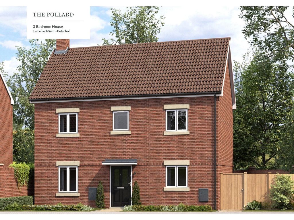 3 bed detached house for sale in Plot 20 The Pollard, Kings Wood, Skegby Lane NG19, £275,000