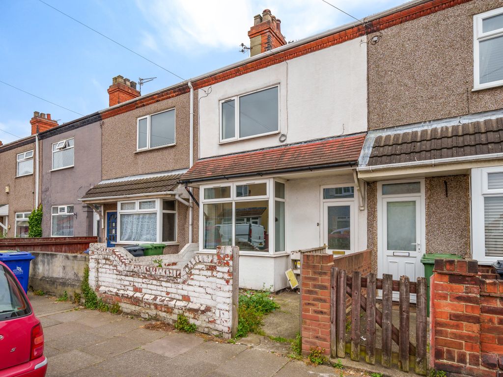 3 bed terraced house for sale in Phelps Street, Cleethorpes DN35, £75,000