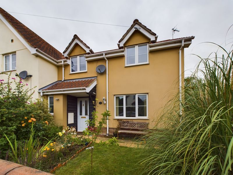 2 bed semi-detached house for sale in Back Lane, Badwell Ash, Bury St. Edmunds IP31, £215,000