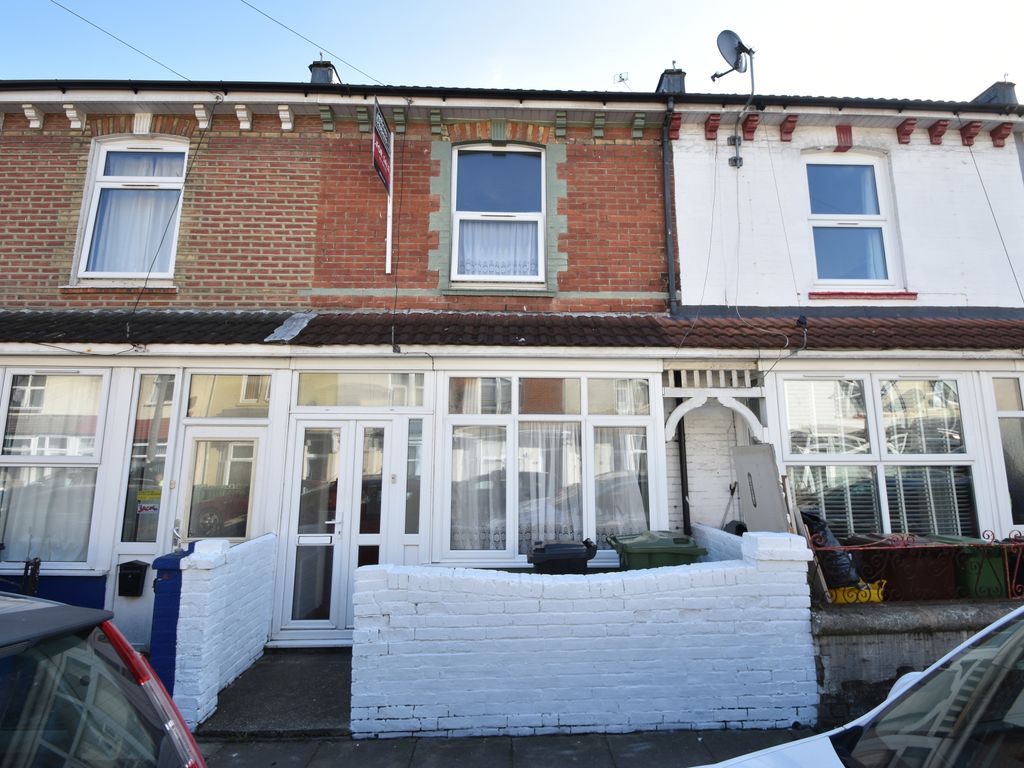 3 bed terraced house for sale in Wymering Road, North End, Portsmouth PO2, £242,500