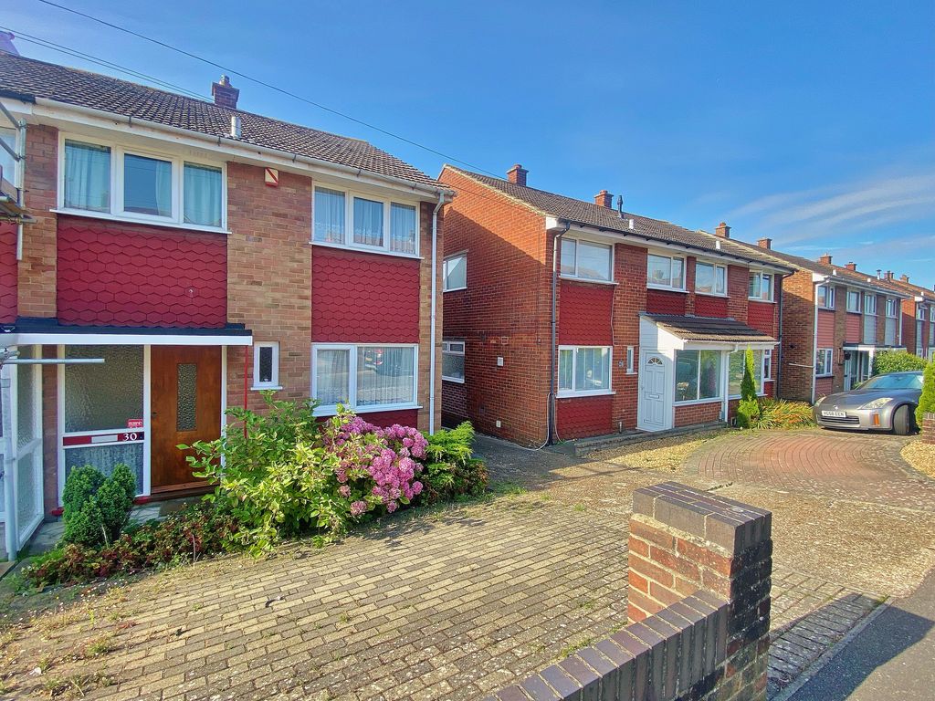 3 bed semi-detached house for sale in Cranborne Road, Cosham, Portsmouth PO6, £300,000