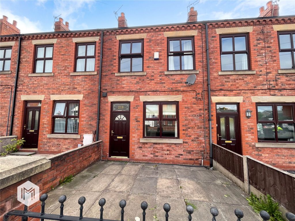 3 bed terraced house for sale in Warrington Road, Abram, Wigan WN2, £120,000