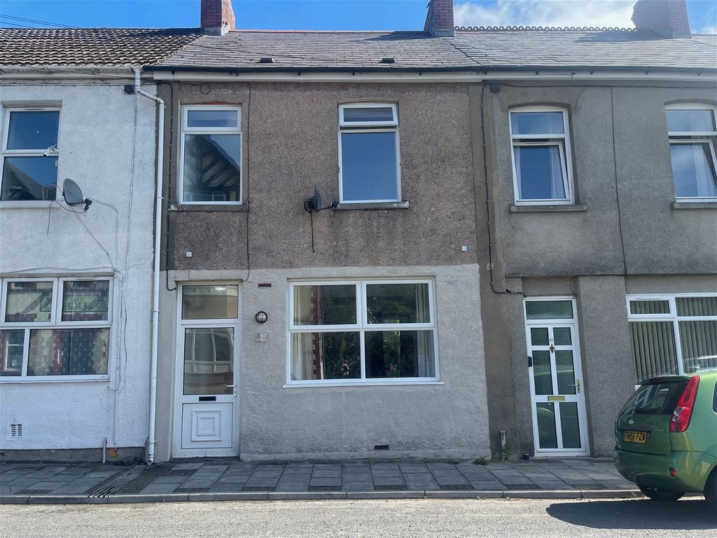 3 bed terraced house for sale in Commercial Street, Senghenydd, Caerphilly CF83, £155,000